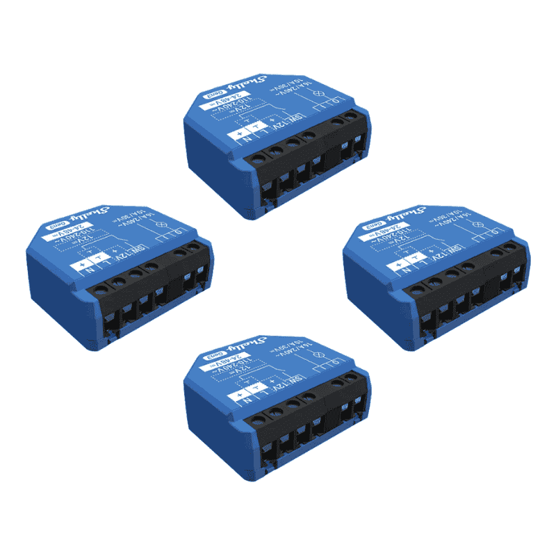 Shelly 1 Gen3, Set 4 Relee Smart Wi-Fi cu Contact Uscat, 16A Shelly 1 Gen3, Set 4 Relee Smart Wi-Fi cu Contact Uscat, 16A