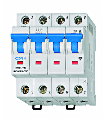 f_bm617820-1-1 Contactor modular 3UH, 40A, 4ND, 230VAC Schrack