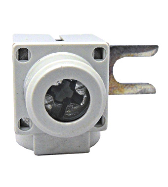 f_bs900175- Clemă furcă, perpendicular, 6-50 mm², scurtă Schrack
