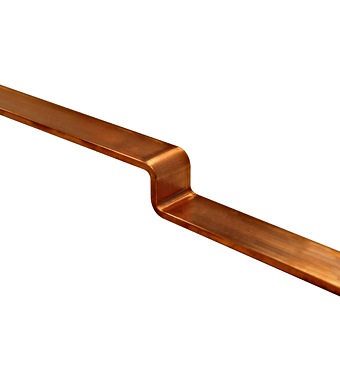 f_bs900198- Bară de cupru 30x5mm ambutisat, 355+550mm Schrack