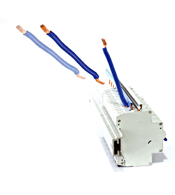 f_bs990175- Conductor flexibil albastru 10mm²/100mm Schrack