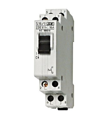f_bz106030- Comutator modular 0-1, 3NO, 16A Schrack