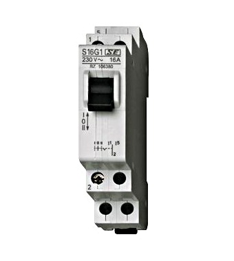 f_bz106390- Comutator alternativ modular 1-0-2, 2p, 16A Schrack