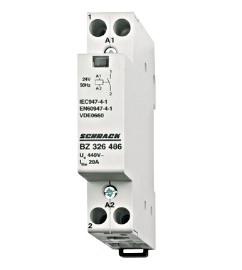 f_bz326486- Contactor modular 20A 1ND 24VAC 1UH Schrack