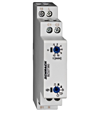 f_bz327360- Automat scară electronic com. impuls VOWA-PLUS 1-12min, 16A Schrack