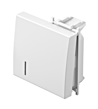 f_et102019-v01 Clapetă cu indicator transparent, 2M, alb Schrack
