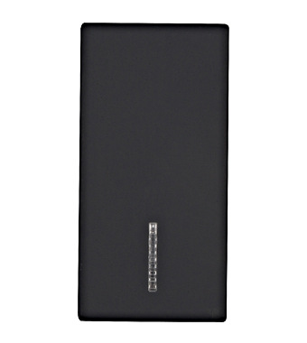 f_et112010- Clapetă cu indicator transparent, 1M, negru Schrack