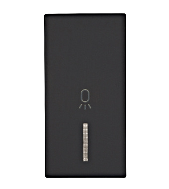 f_et112012- Clapetă cu indicator transparent, cu simbol LAMPĂ, 1M, negru Schrack