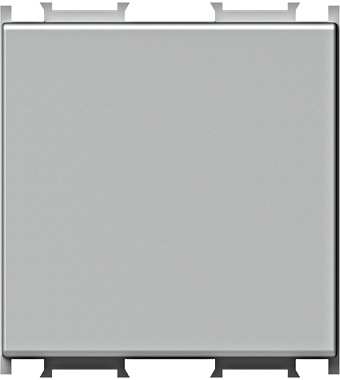f_et132016- Blank cover 2M, silver Schrack