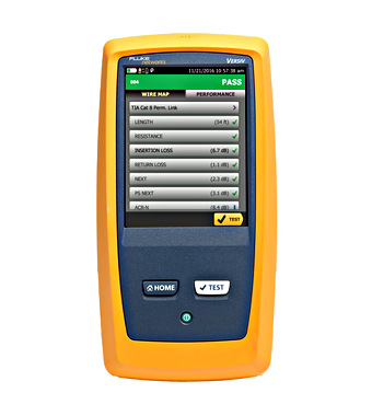 f_hfluke0005 Analizor cablu de date Fluke DSX2-8000 INTL Cat.8 Schrack