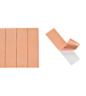 f_hsekb0020- Bandă de cupru pentru fixarea ecranajului 35x9mm, 20 bucăţi Schrack