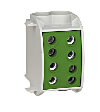 f_ik026330- Clemă derivaţie, 70mm², 1p., galben/verde Schrack