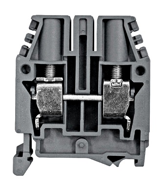 f_ik110002- Clemă de fază, conex. cu şurub, CBC.2 gri, 0,2-4 mm² Schrack