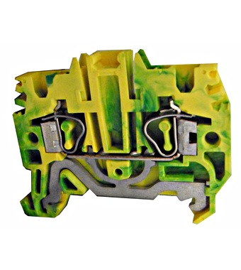 f_ik222002- Clemă de împ., conex. elastică, tip HTE.2, v/g, 0,2-2,5mm² Schrack