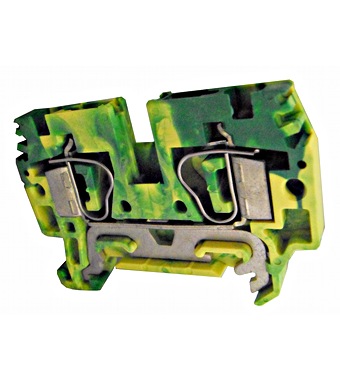 f_ik222006- Clemă de împ., conex. elastică, tip HTE.6, v/g, 0,2-6mm² Schrack