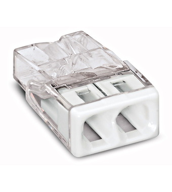 f_ikw227302- Conector doză Wago push 2x 0.5-2.5mm² Schrack