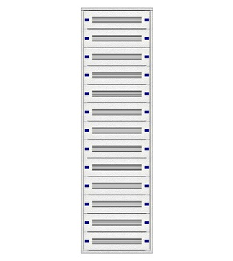 f_il149239- Cadru montaj compl. 2-39UV, 13 şine, plastr.plastic Schrack
