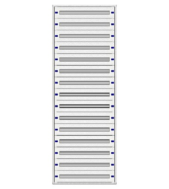 f_il149345- Cadru montaj compl. 3-45UV, 15 şine, plastr.plastic Schrack