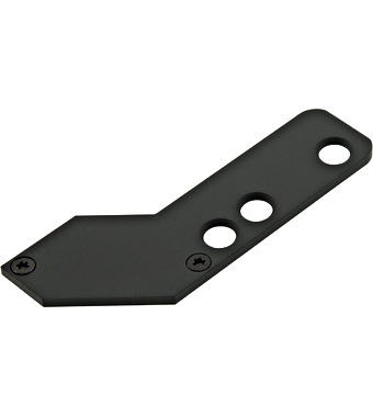 f_liek102630 Capac de capăt TBE plat pentru asamblare dulap / negru Schrack