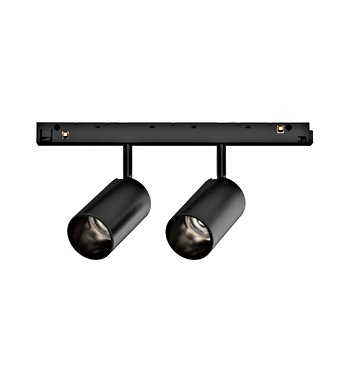 f_liep00207- 48V SPOT INSET MD 2x 8W LF930 ON/OFF NEGRU Schrack
