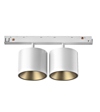f_liep00334- 48V SPOT INSET DD 2x 10W LF940 ON/OFF ALB Schrack