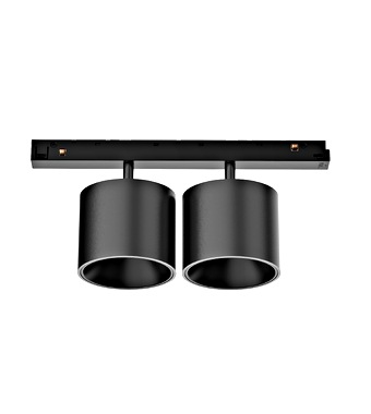 f_liep00356- 48V SPOT INSET DD 2x 10W LF940 DALI NEGRU Schrack