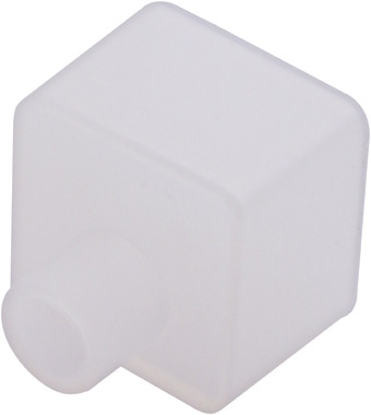 f_lise001101 Capăt din silicon cu intrare pentru cablu, pentru 16 x 16 mm Schrack