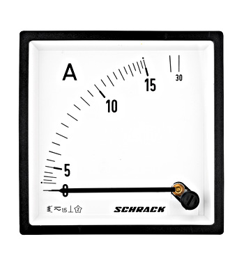 f_mgf59015-a Ampermetru 96*96mm, 15A, conexiune directă, AC Schrack