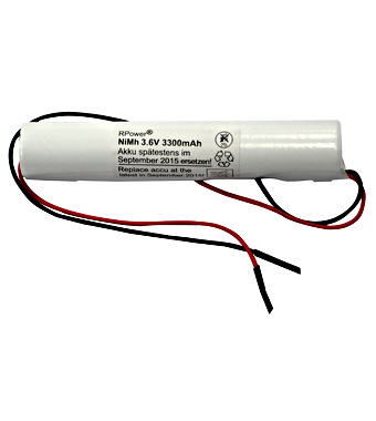 f_nlakku3633 Accu 3,6 V 3,3 Ah pentru Corpuri de iluminat 8W/6W 3h Schrack