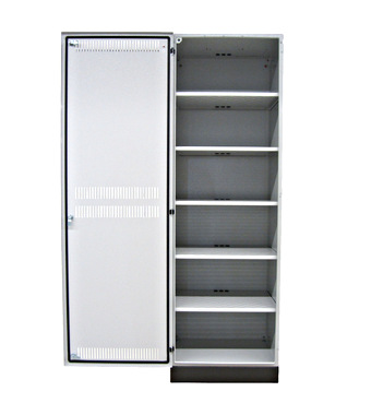 f_nlbatt18s- cabinet baterii w = 600 h = 1900 d = 450mm 6 etaje Schrack