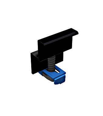 f_pvf31186-b Clemă de capăt modul 30mm, negru Schrack