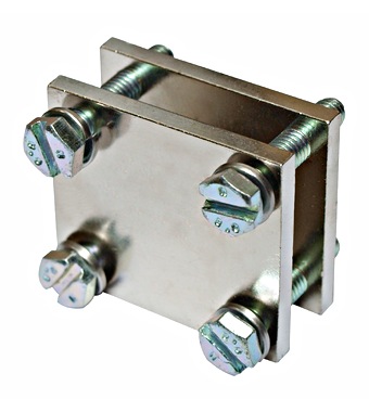 f_si019960-1-1 Clemă plată prelungire bare 25 x 20 x 5-20mm înălţime Schrack
