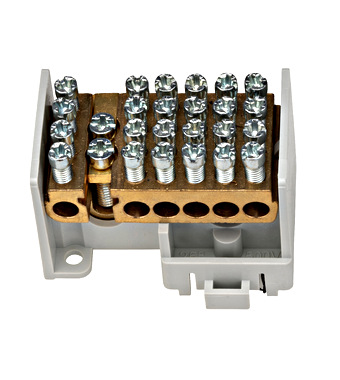 f_si022010- Clemă derivaţie 1 modul, 1 intrare şi 12x16 mm² Schrack