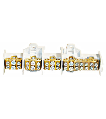 f_si025440- Clemă derivaţie 3+1 module: 3x35mm²/2x25mm²+1x35mm²/6x25mm² Schrack