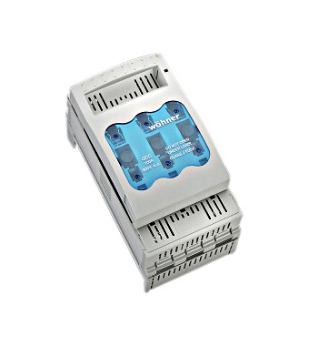 f_si334020- Suport portfuzibili cu montaj pe bară 70-100A (29 x 118) Schrack